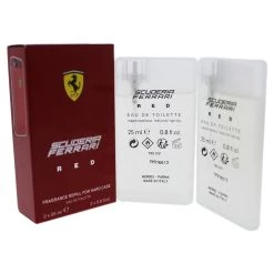New ⭐ Ferrari M-5232 2 x 0.8 oz Red Fragrance Refill for Hard Case EDT Spray for Men ✔️