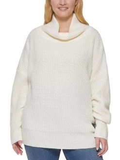 Cheapest 💯 Calvin Klein 👖 Jeans Plus 👩 Womens Knit Oversized Pullover Sweater 👏