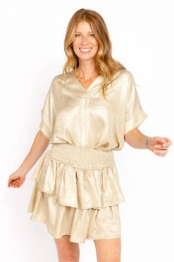 Best Sale 🔔 Sofia Collections Mercia Top in Gold - 👩 women 💯 -Gianni Versace Store 03f71eb07bc34b86948380b4f3ca7572 1080x