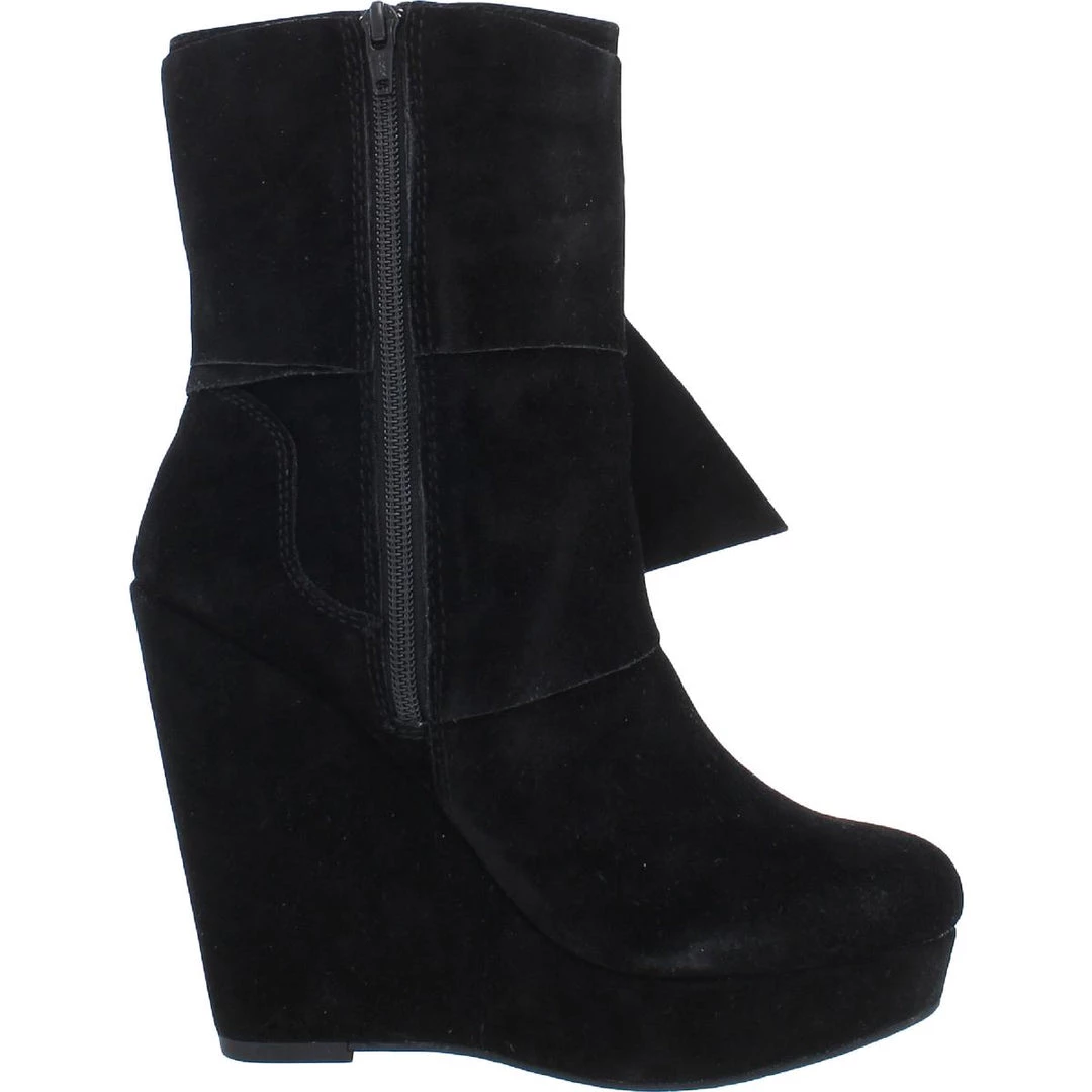 Wholesale ๐ Calvin Klein ๐ Jeans Harper Suede ๐ฉ Womens Leather Bow Wedge ๐ Heels ๐งจ 4 Wholesale ๐ Calvin Klein ๐ Jeans Harper Suede ๐ฉ Womens Leather Bow Wedge ๐ Heels ๐งจ - Image 2