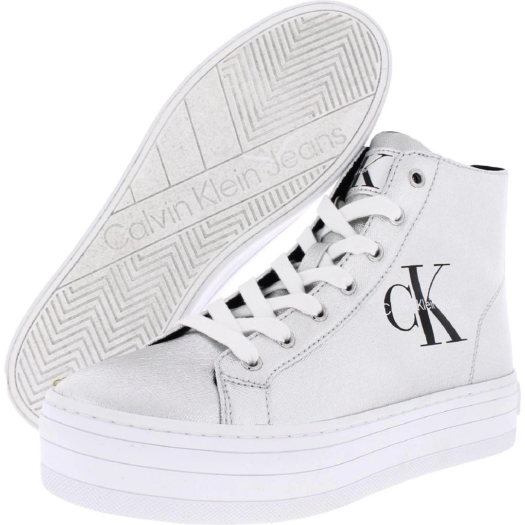 Outlet โจ Calvin Klein ๐ Jeans Bailee 2 ๐ฉ Womens Laceup Logo Casual and Fashion ๐ Sneakers ๐ 4 Outlet โจ Calvin Klein ๐ Jeans Bailee 2 ๐ฉ Womens Laceup Logo Casual and Fashion ๐ Sneakers ๐ - Image 2