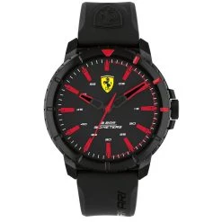Deals ⌛ Ferrari Men's Scuderia Black Dial ⌚ Watch 🎁