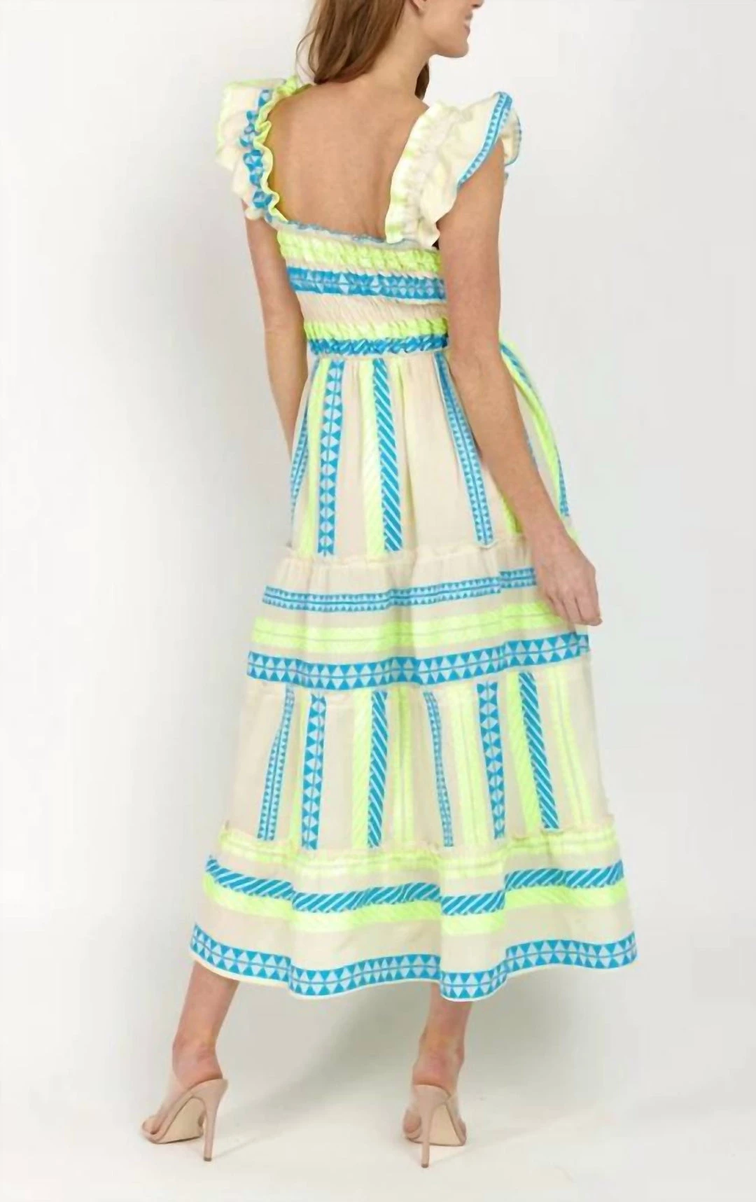 Promo ๐ Sofia Collections Prada Midi ๐ Dress in Neon Yellow Celeste - ๐ฉ women ๐ 4 Promo ๐ Sofia Collections Prada Midi ๐ Dress in Neon Yellow Celeste - ๐ฉ women ๐ - Image 2