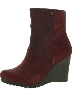 Coupon โญ Calvin Klein ๐ Jeans Odelle ๐ฉ Womens Calf Hair Zip Up Wedge ๐ Heels โจ