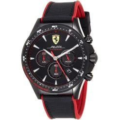 Best reviews of 🤩 Ferrari Men's Pilota Black Dial ⌚ Watch 🔔