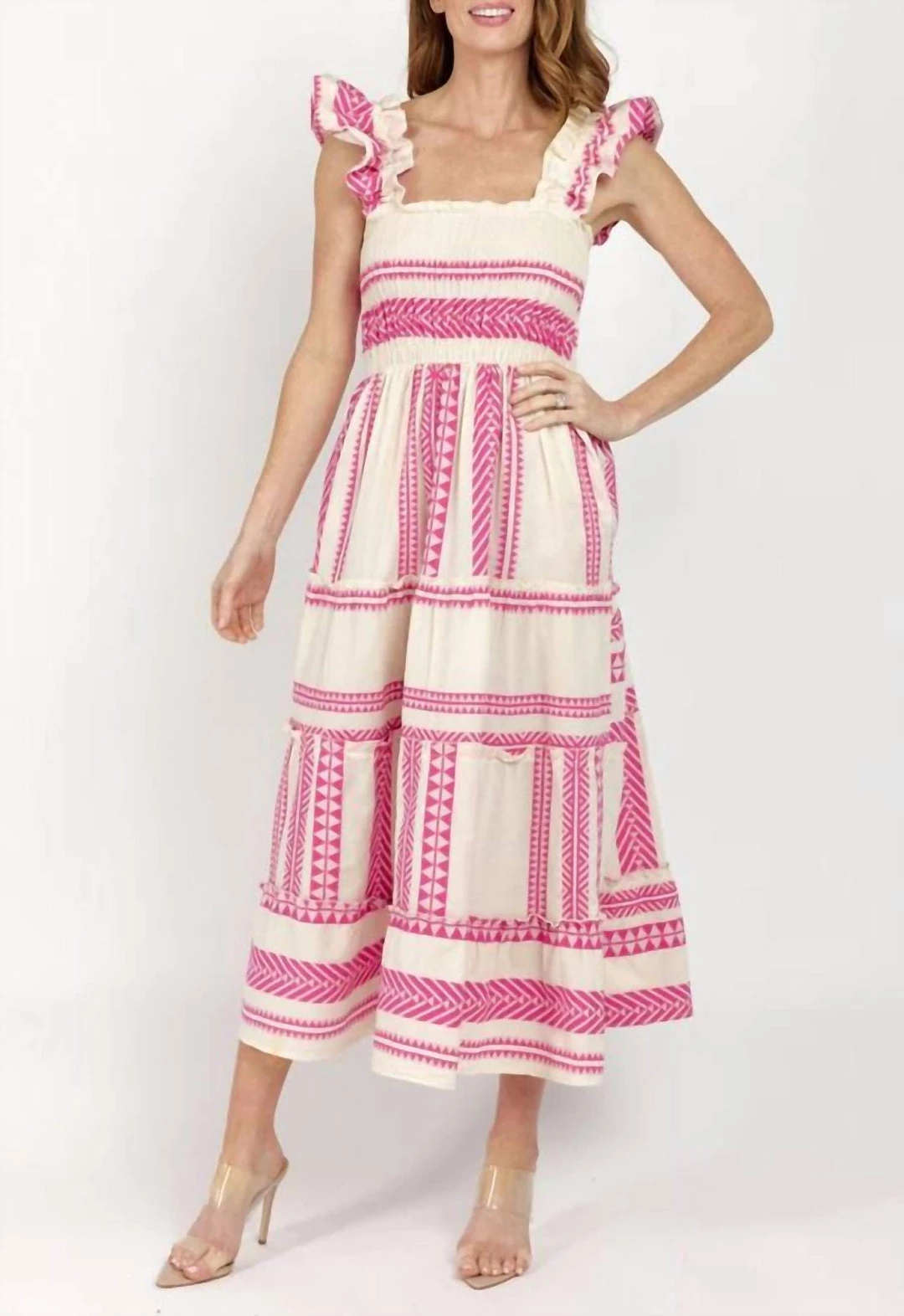 Budget โค๏ธ Sofia Collections Prada Midi ๐ Dress in Fuchsia - ๐ฉ women ๐ 3 Budget โค๏ธ Sofia Collections Prada Midi ๐ Dress in Fuchsia - ๐ฉ women ๐