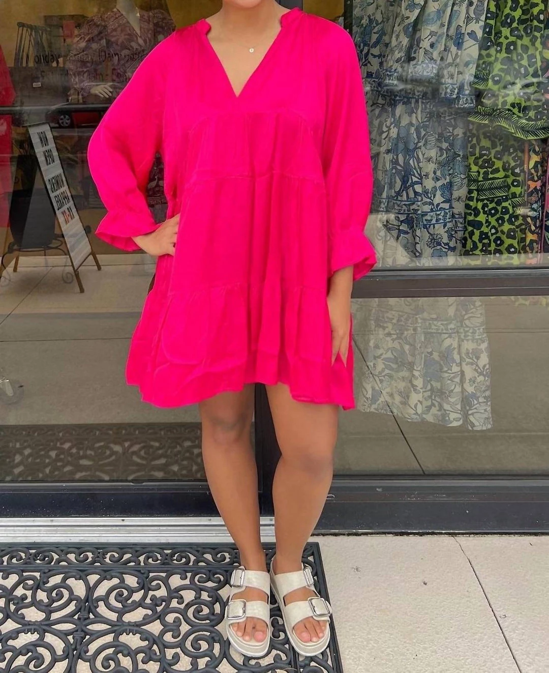 Discount ✔️ Sofia Collections Allure 👗 Dress in Magenta - 👩 women 🎉 3 Discount ✔️ Sofia Collections Allure 👗 Dress in Magenta - 👩 women 🎉