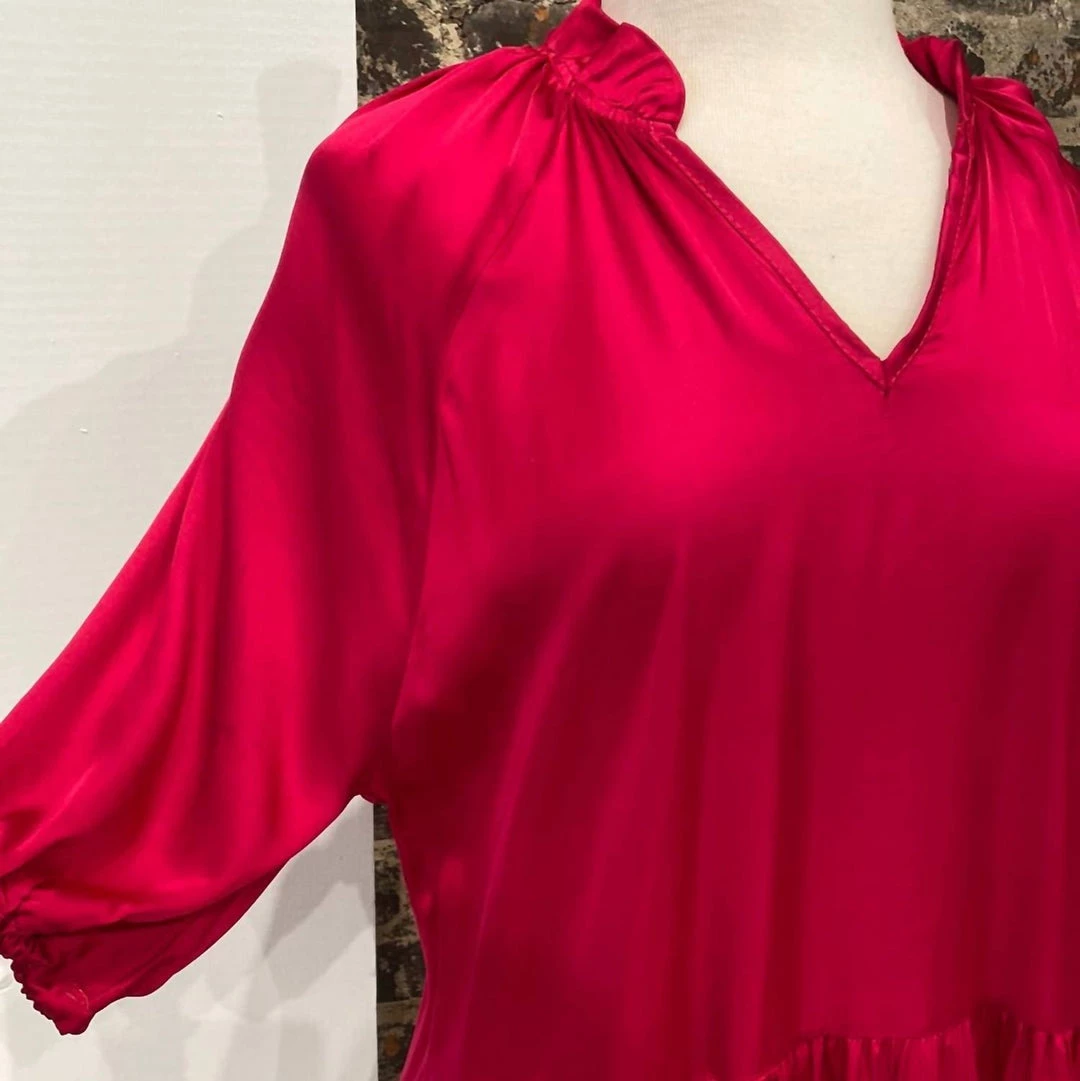 Outlet 👏 Sofia Collections Sean 👗 Dress in Magenta - 👩 women ⌛ 4 Outlet 👏 Sofia Collections Sean 👗 Dress in Magenta - 👩 women ⌛ - Image 2