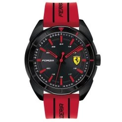 Brand new ❤️ Ferrari Men's Pit Crew Black Dial ⌚ Watch ✨