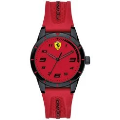 Flash Sale 😍 Ferrari Men's Classic Red Dial ⌚ Watch 🎁