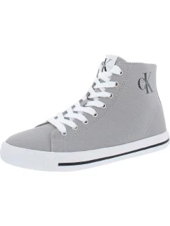 Promo ⌛ Calvin Klein 👖 Jeans Faith 3 👩 Womens Logo High Top Casual and Fashion 👟 Sneakers ✔️