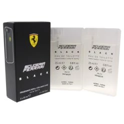 Best Pirce 👏 Ferrari M-5231 2 x 0.8 oz Black Fragrance Refill for Hard Case EDT Spray for Men 🎁