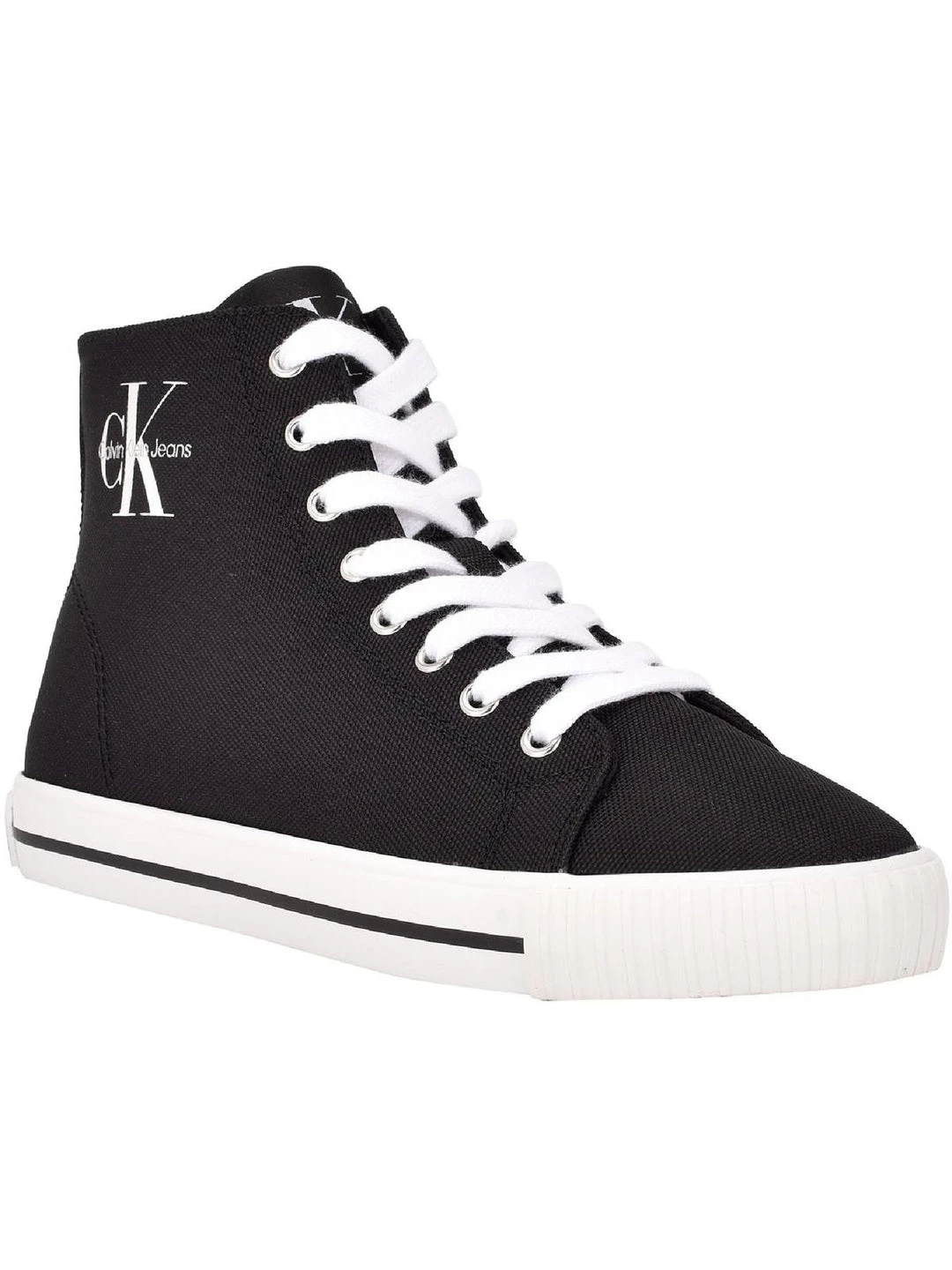 Promo ⌛ Calvin Klein 👖 Jeans Faith 3 👩 Womens Logo High Top Casual and Fashion 👟 Sneakers ✔️ 6 Promo ⌛ Calvin Klein 👖 Jeans Faith 3 👩 Womens Logo High Top Casual and Fashion 👟 Sneakers ✔️ - Image 4