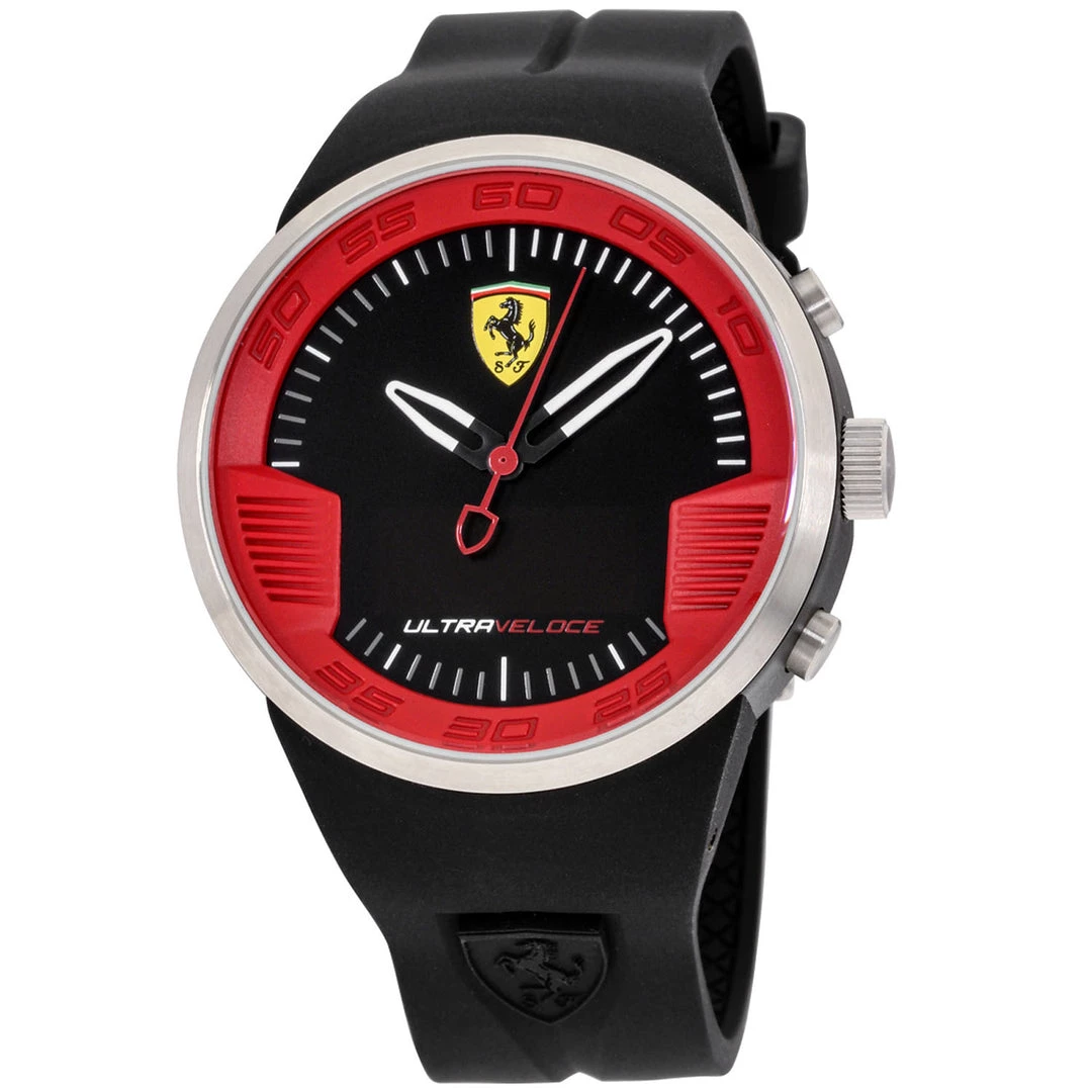 Best Sale ๐ Ferrari Men's Ultraveloce Black Dial โ Watch ๐ฅฐ 3 Best Sale ๐ Ferrari Men's Ultraveloce Black Dial โ Watch ๐ฅฐ