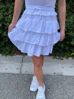 Best Sale 🥰 Sofia Collections Lizo 👗 Skirt in White - 👩 women 🎉