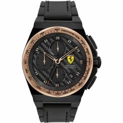 New 😉 Ferrari Men's Scuderia Black Dial ⌚ Watch 🌟