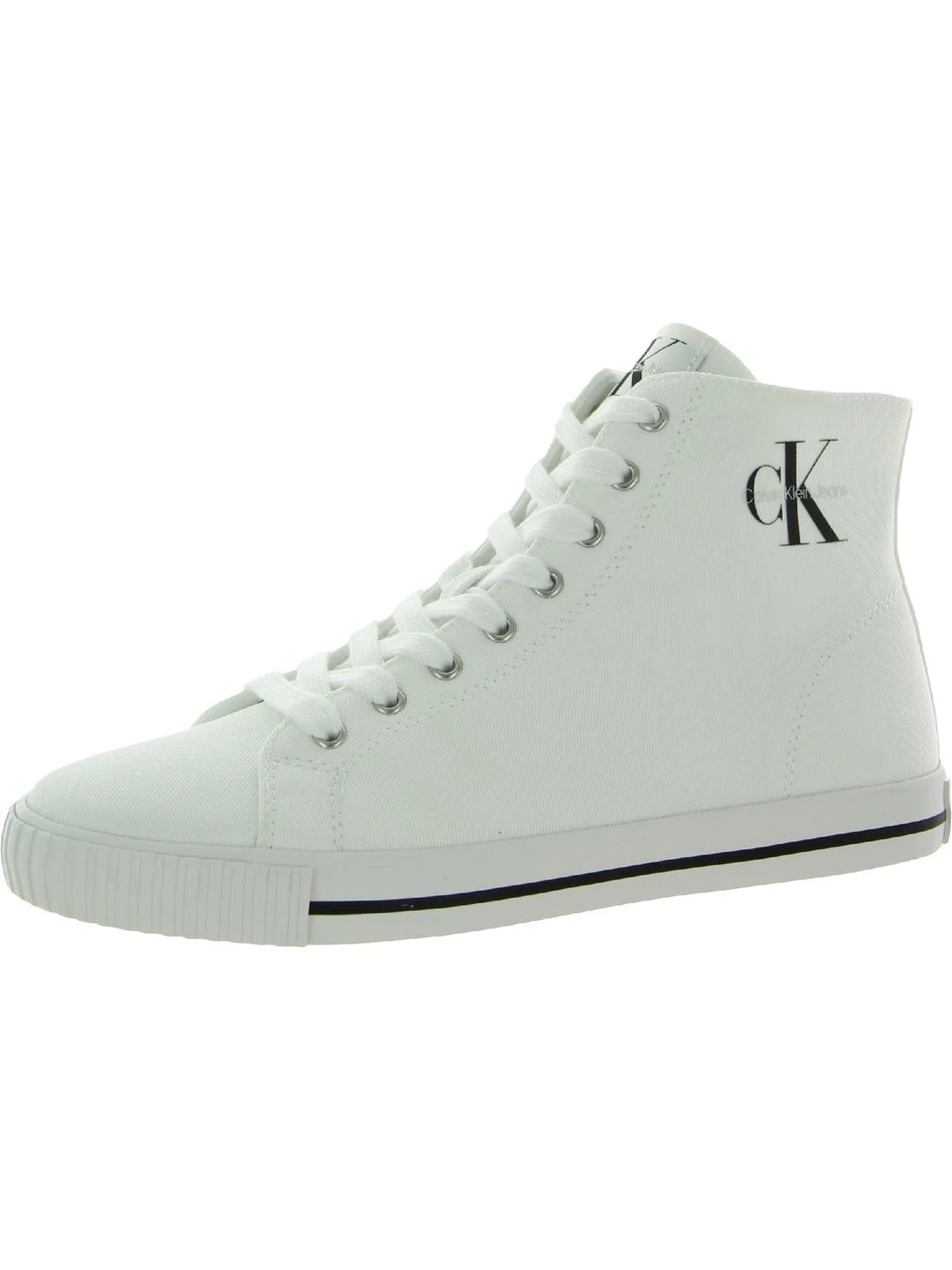 Promo ⌛ Calvin Klein 👖 Jeans Faith 3 👩 Womens Logo High Top Casual and Fashion 👟 Sneakers ✔️ 7 Promo ⌛ Calvin Klein 👖 Jeans Faith 3 👩 Womens Logo High Top Casual and Fashion 👟 Sneakers ✔️ - Image 5