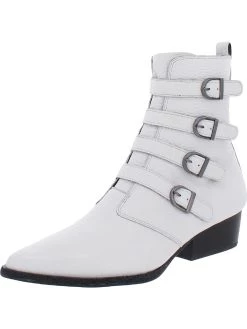 Cheap โ๏ธ Calvin Klein ๐ Jeans Kitty ๐ฉ Womens Leather Buckle Ankle ๐ฅพ Boots ๐