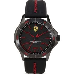 Budget 😉 Ferrari Men's Classic Black Dial ⌚ Watch ✨